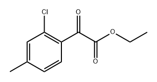 Ethyl 2-(2-chloro-4-methylphenyl)-2-oxoacetate Structure