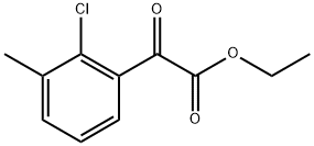 Ethyl 2-(2-chloro-3-methylphenyl)-2-oxoacetate Structure