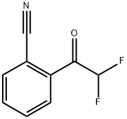 2-(2,2-difluoroacetyl)benzonitrile Structure