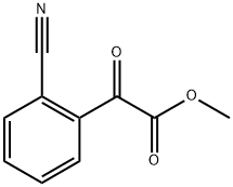 Benzeneacetic acid, 2-cyano-α-oxo-, methyl ester Structure