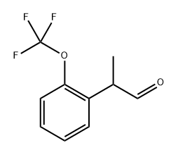 2-[2-(trifluoromethoxy)phenyl]propanal Structure