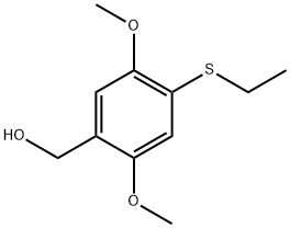 4-(Ethylthio)-2,5-dimethoxybenzenemethanol Structure