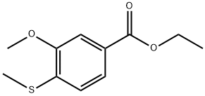 Ethyl 3-methoxy-4-(methylthio)benzoate Structure