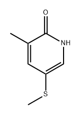 3-Methyl-5-(methylthio)pyridin-2(1H)-one Structure