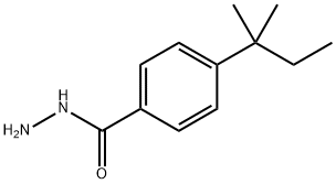 4-(1,1-Dimethylpropyl)benzoic acid hydrazide Structure