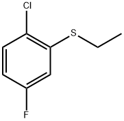 Benzene, 1-chloro-2-(ethylthio)-4-fluoro- Structure