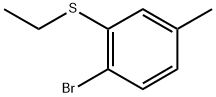 Benzene, 1-bromo-2-(ethylthio)-4-methyl- Structure