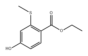 ethyl 4-hydroxy-2-(methylthio)benzoate Structure