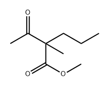 methyl 2-acetyl-2-methylpentanoate Structure