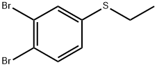 1,2-Dibromo-4-(ethylthio)benzene Structure