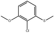 2-Chloro-1-methoxy-3-(methylthio)benzene Structure