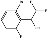 2-Bromo-α-(difluoromethyl)-6-fluorobenzenemethanol Structure