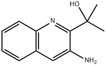 2-Quinolinemethanol, 3-amino-α,α-dimethyl- Structure