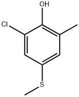 2-Chloro-6-methyl-4-(methylthio)phenol Structure