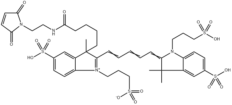 Alexa Fluor 647 maleimide Structure