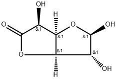 β-D-Glucofuranuronic acid, γ-lactone 구조식 이미지