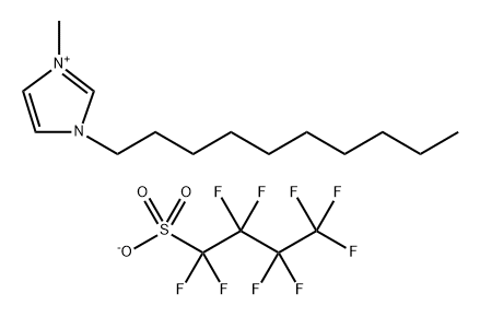 1-decyl-3-methylimidazolium Structure