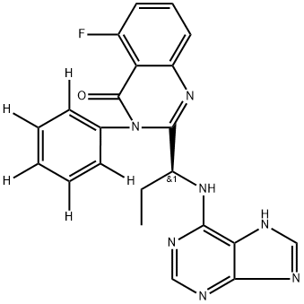 Idelalisib D5 Structure