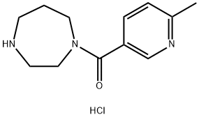 (1,4-Diazepan-1-yl)(6-methylpyridin-3-yl)methanone hydrochloride 구조식 이미지