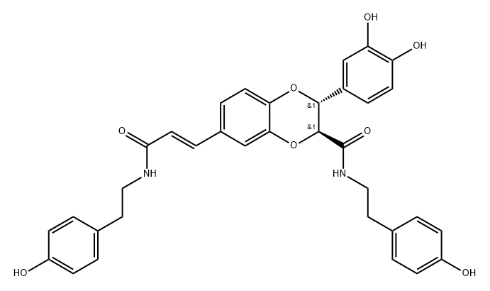 Cannabisin M Structure