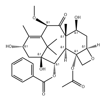 Cabazitaxel Impurity DJ 구조식 이미지