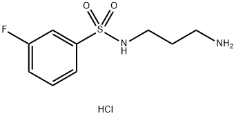 N-(3-aminopropyl)-3-fluorobenzenesulfonamide hydrochloride Structure