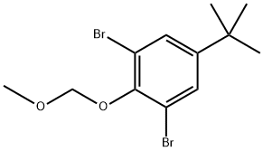 1,3-Dibromo-5-(tert-butyl)-2-(methoxymethoxy)benzene 구조식 이미지