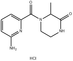 4-(6-Aminopicolinoyl)-3-methylpiperazin-2-one Structure