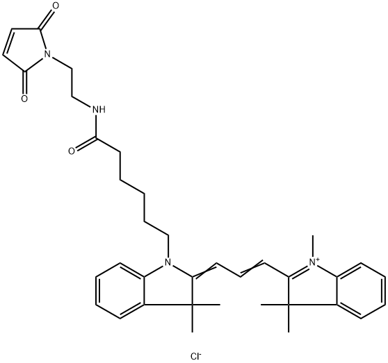 Cyanine3 maleimide 구조식 이미지