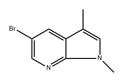 5-Bromo-1,3-dimethyl-1H-pyrrolo[2,3-b]pyridine Structure