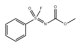 methyl N-[fluoro(oxo)phenyl-lambda6-sulfanylidene]carbamate Structure