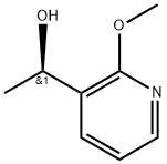 3-Pyridinemethanol, 2-methoxy-α-methyl-, (αR)- Structure