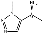 1H-1,2,3-Triazole-5-methanamine, α,1-dimethyl-, (αR)- 구조식 이미지