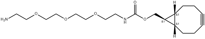 5,?8,?11-?Trioxa-?2-?azatridecanoic acid, 13-?amino-?, (1α,?8α,?9α)?-?bicyclo[6.1.0]?non-?4-?yn-?9-?ylmethyl ester 구조식 이미지