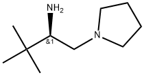 (R)-3,3-dimethyl-1-(pyrrolidin-1-yl)butan-2-amine 구조식 이미지