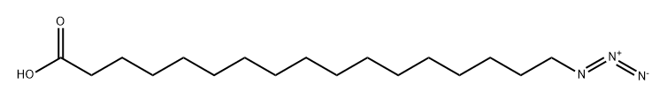 17-azidoheptadecanoic acid Structure