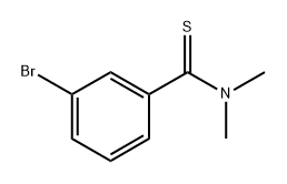 3-bromo-N,N-dimethylbenzothioamide Structure