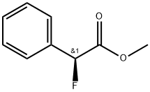 Benzeneacetic acid, α-fluoro-, methyl ester, (S)- (9CI) Structure