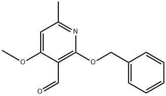 2-(benzyloxy)-4-methoxy-6-methylnicotinaldehyde Structure