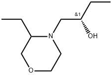 4-Morpholineethanol, α,3-diethyl-, (αS)- 구조식 이미지