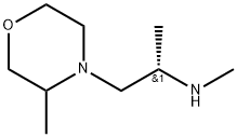 4-Morpholineethanamine, N,α,3-trimethyl-, (αS)- 구조식 이미지