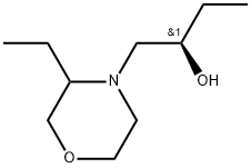 4-Morpholineethanol, α,3-diethyl-, (αR)- 구조식 이미지