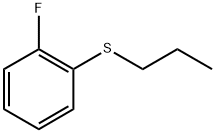 (2-fluorophenyl)(propyl)sulfane Structure