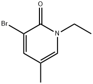 3-bromo-1-ethyl-5-methylpyridin-2(1H)-one Structure