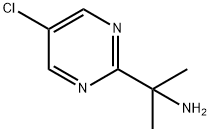 2-Pyrimidinemethanamine, 5-chloro-α,α-dimethyl- 구조식 이미지