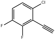 1-Chloro-2-ethynyl-3,4-difluorobenzene Structure