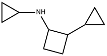 N,2-dicyclopropylcyclobutan-1-amine Structure