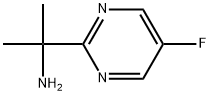 2-(5-fluoropyrimidin-2-yl)propan-2-amine Structure