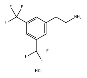 2-[3,5-bis(trifluoromethyl)phenyl]ethan-1-amine
hydrochloride Structure