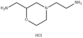 4-Morpholineethanamine,2-(aminomethyl)-,hydrochloride 구조식 이미지